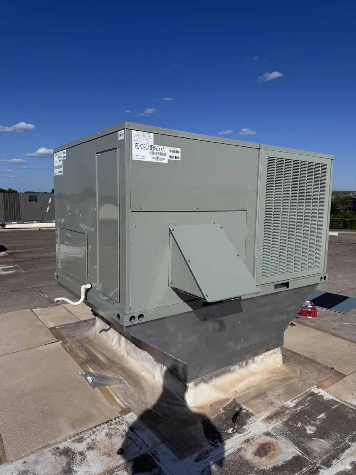 Wright Choice HVAC replacement work for an older home in Anson, the Jones County seat